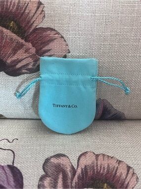 Tiffany & Co. Small Blue Drawstring Jewelry Pouch